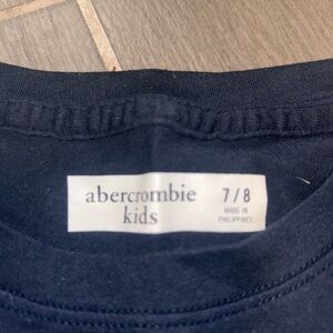abercrombie kids Navy Blue Tee - Kids 7/8